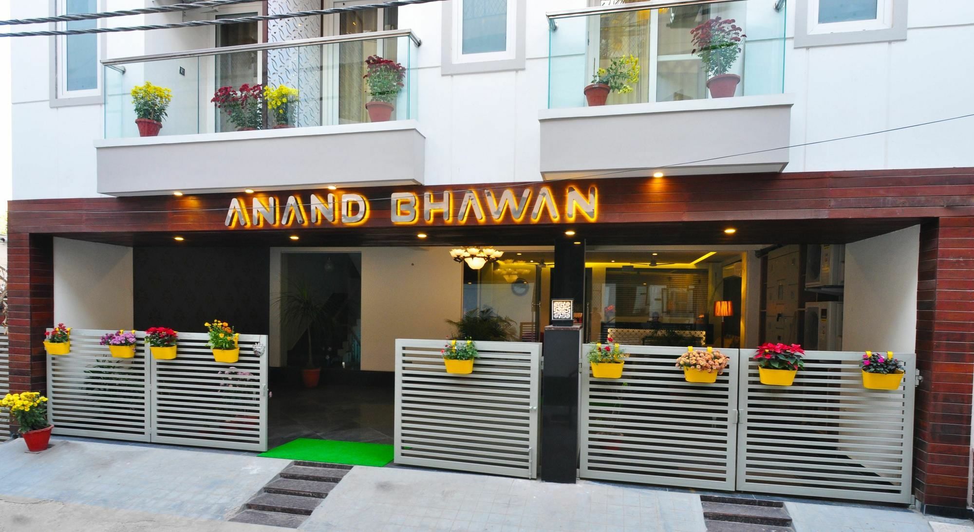 Hotel Anand Bhawan Neu-Delhi Exterior foto
